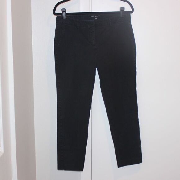 Theory Black Pants Women Size 10 - Picture 1 of 13